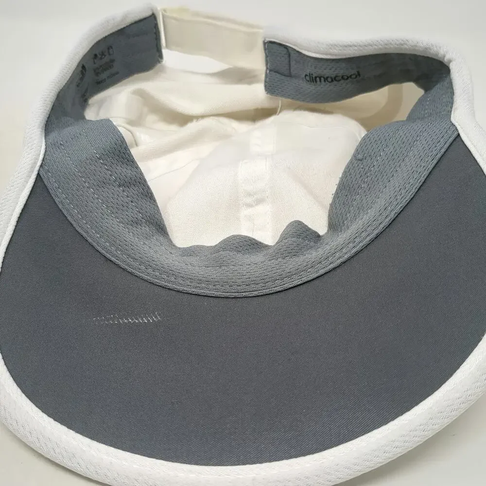 Adidas Baseball Cap White One Size Adizero Mesh Performance Strapback Hat